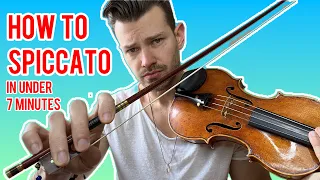 How to Spiccato in under 7 minutes (Violin Tutorial)