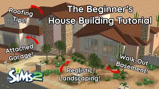 The Sims 2 Beginner's House Building Tutorial - Let's Build a Desert Home!