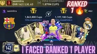 I faced the Ranked 1 Player in FIFA Mobile 🥶🥶!!! 142 OVR🔥🔥EP-01