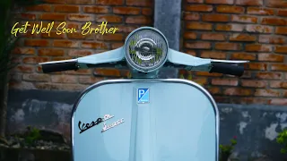 I Restored This Vespa For my best Friend