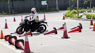 20240505 Ride Acadami Skills Challenge Leg 1 Christian on Yamaha Sniper 155 heat 1