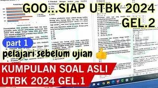 UTBK GELOMBANG 2 (PU,PK,PM) Kumpulan Soal  UTBK 2024 Gel.1 Part 1