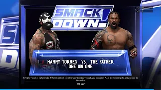 WWE 2K24_ the Bigman Harry Torres vs The Father