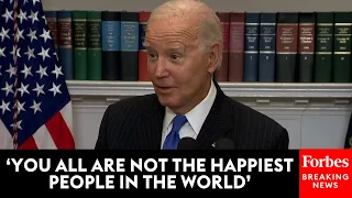 Biden Fires Back At Reporter When Asked Why People Don't Feel Better About The Economy