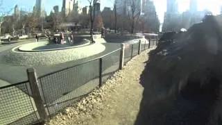 first person parkour at central park mirrors edge style