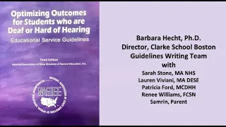 Optimizing Outcomes for Students who are Deaf or Hard of Hearing