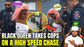 Young Black QUEEN Fails To OUTRUN Police After Allegedly Stealing From Dick’s Sporting Goods