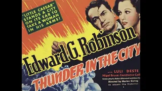 Edward G. Robinson, Nigel Bruce & Ralph Richardson in "Thunder in the City" (1937)