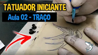 Curso básico de tatuagem grátis - Aula 02: Traço