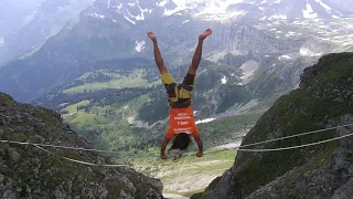 Highline Handstand by Samuel Volery