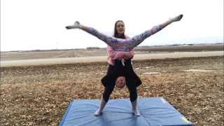 Easy 2 person Acro tricks!