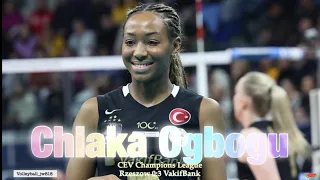 Chiaka Ogbogu │ 7 Blocks  │ PGE Rysice RZESZÓW vs VakifBank ISTANBUL │ CEV Champion League 2023/24