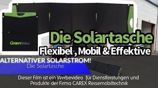 Die Solartasche | Alternativer Solarstrom