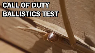 Call of Duty Ballistics Test: How Deep Will Pistol Rounds Penetrate Through Wood?