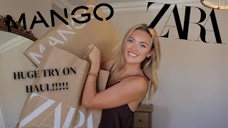 HUGE TRY ON AUTUMN HAUL  BOOHOO, ZARA , MANGO & MORE!!!