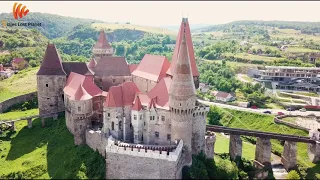 RUMANIA DESDE EL AIRE: CASTILLO DE HUNYAD, HUNEODARA 4K