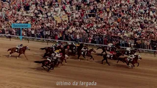 Secretariat - Triple Crown Race, o maior cavalo de corrida da história. Wins Kentucky Derby. Record.