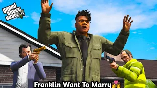 GTA 5: Franklin Want To Marry In GTA V !!👩‍❤️‍💋‍👨🥹But Michael Trevor Want to Cheat , 😭😔 PSS gamer