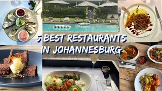 5 BEST Restaurants in Johannesburg| Hotel Restaurants with a view in Joburg| South African YouTuber