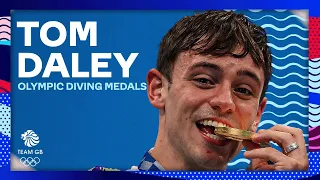 👏  RECORD-BREAKER! | Sensational Tom Daley Wins FOUR Olympic Diving Medals!