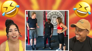 CONAN HITS THE GYM WITH KEVIN HART | REACTION