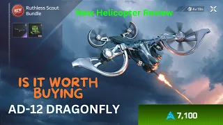 AD-12 DRAGONFLY New Helicopter Review, Price 7100 Artcoin - Modern Warships