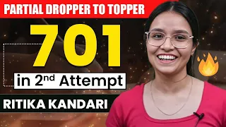 PARTIAL Dropper to TOPPER - Ritika Kandari - 701 (Expected Score in NEET 2024) in 2nd Attempt!!!