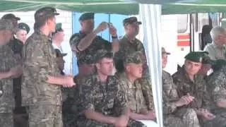В Лисичанске поздравили пограничников