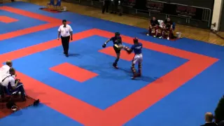 WAKO Kickboxing - EC 2014 - W KL -50kg - Gabova(SVK) - Pulling(AUT)