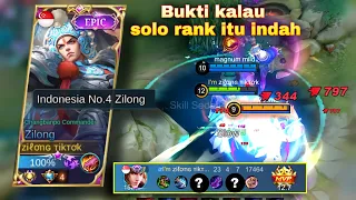 SOLO RANK Dapet Tim terkompak dalam sejarah hidup ku | Mobile Legends Bang-bang