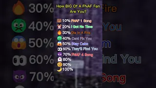 How Far Did You Get ? 🔥🔥 (Subscribe if YOU❤️FNAF) #fnaf #fnafsong #shorts