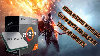 Тест AMD Ryzen 3 3200G with Radeon Vega 8 в играх