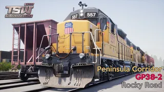 Rocky Road - Peninsula Corridor - GP38-2 - Train Sim World 2020