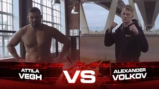 Чемпионы Bellator сразились друг с другом! Александр Волков против Аттилы Вея! ЖЕСТКИЙ НОКАУТ!