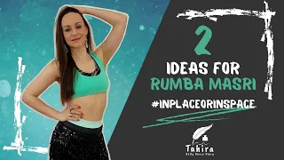 🎓👟 2 ideas for Rumba Masri belly dance tutorial | In Place or In Space | TahiraBDD #37