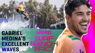 All Of Gabriel Medina's Excellent Waves From The Jeep Surf Ranch Pro presented by Adobe