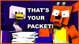 That's Your Packet! | Willy's Wonderland Minecraft Funny School Skit (HARDSTOP LUCAS)