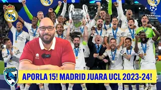 KING MADRID JUARA UCL LAGI, TONI KROOS ON FIRE, ANCELOTTI GAK PAKAI TAKTIK HAHAHAHA!