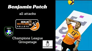 Benjamin Patch - Champions League - Berlin vs Zenit-Kazan - All Attacks