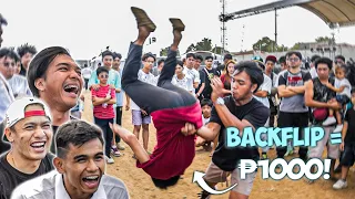 Do a BACKFLIP Win 1000 Pesos! (Barako Fest 2024)