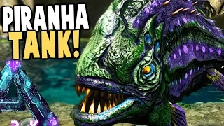 IT'S FINALLY POSSIBLE! GIANT TAMED PIRANHA PIT! HOW TO - (16) Ark Aberration Gameplay