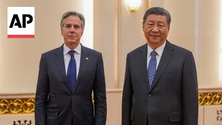 China President Xi welcomes Blinken ahead of meeting in Beijing