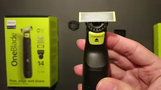 Philips OneBlade Pro 360 Face + Body. Unboxing and close view. (QP6541/15)