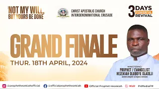 PROPHET HEZEKIAH OLADEJI ministering @ CAC INTERDENOMINATIONAL 3 DAY's CRUSADE UK || GRANDFINALE