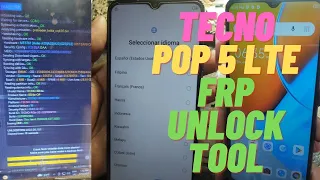 TECNO POP 5 LTE BD4 FRP REMOVED UNLOCK TOOL