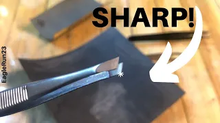 Sharpening Tweezers, Why Not!?