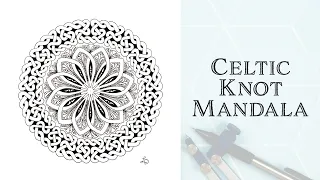 Celtic Knot Mandala | Drawing Process