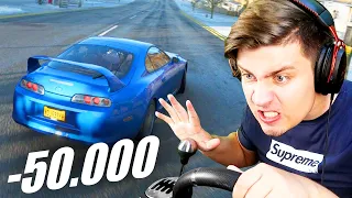 СЛОМАЛ РУЛЬ ЗА 50.000 РУБЛЕЙ?! - ДИКИЙ ДРИФТ НА BMW M4! (Forza Horizon 4)