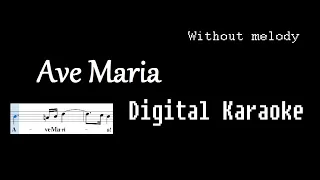 Ave Maria (original German; without melody)  Classical Karaoke, accompaniment / Klassischer Gesang