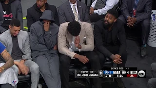 Someone FARTS On The Philadelphia Sixers Bench!